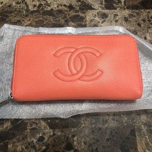 Chanel zippy long wallet
